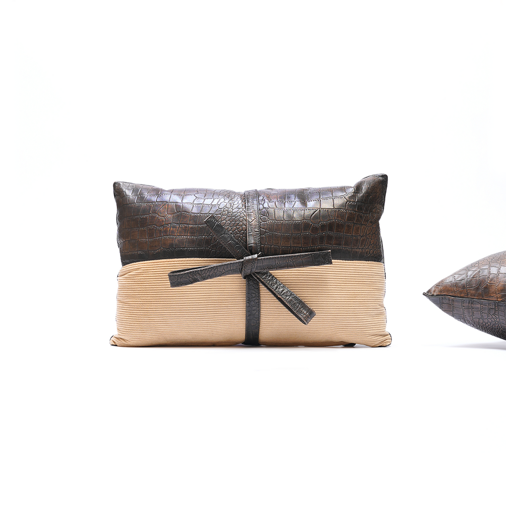 Knot Pillow Cushion – Sculptural Comfort Accent | Leather Galleria