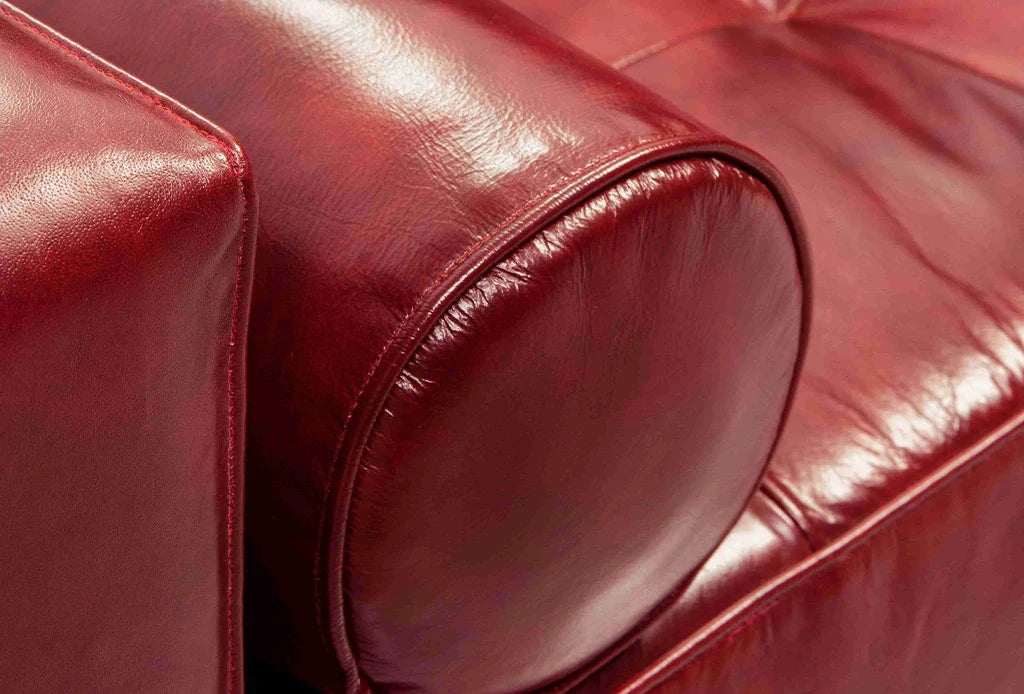 Arm view Premio Series 3 Seater, Comfortable, stylish leather sofa, perfect for living spaces