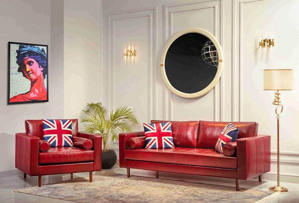 Premio Series 3 Seater, Comfortable, stylish leather sofa, perfect for living spaces